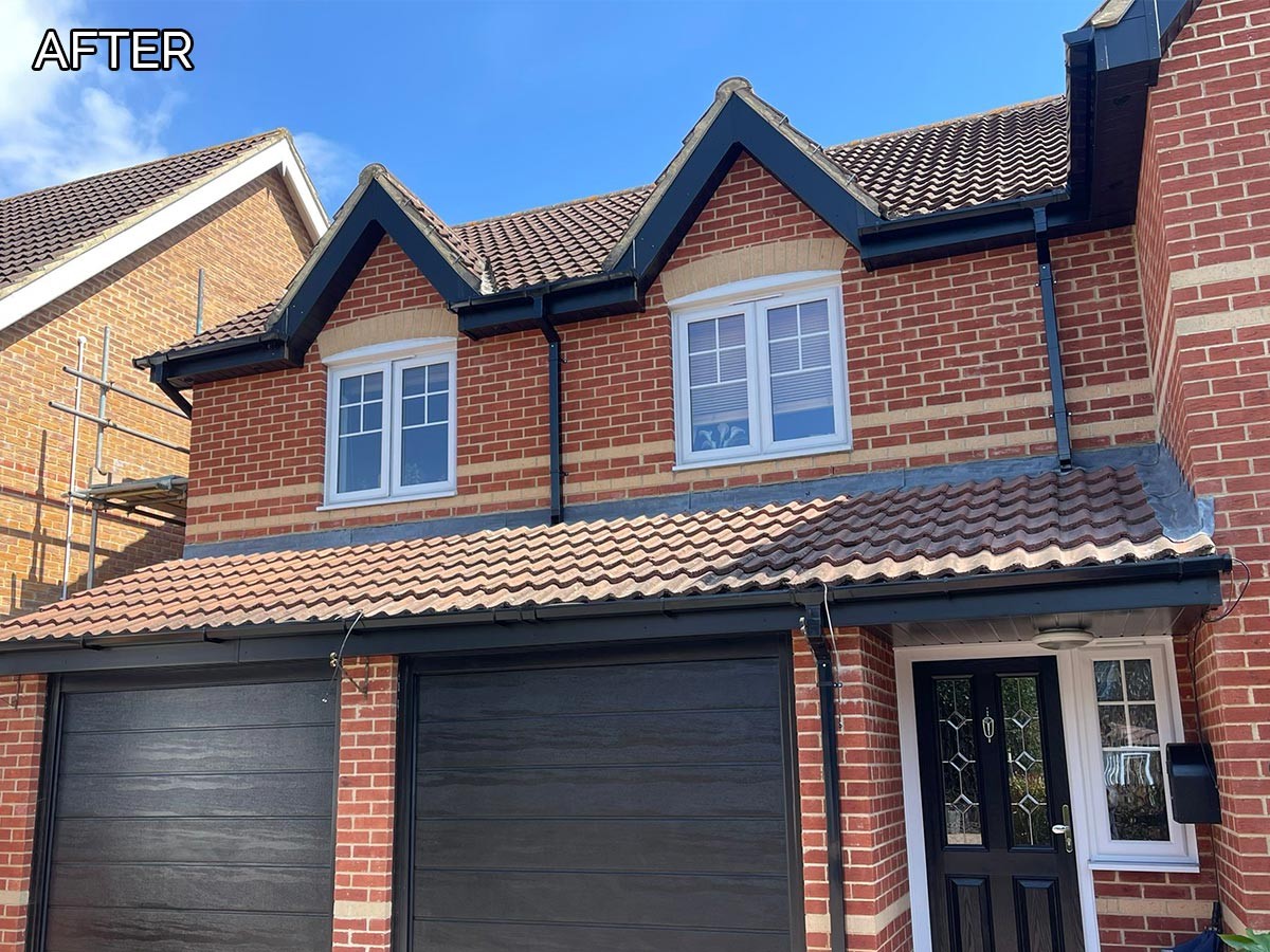 Professional guttering and fascia work completed
